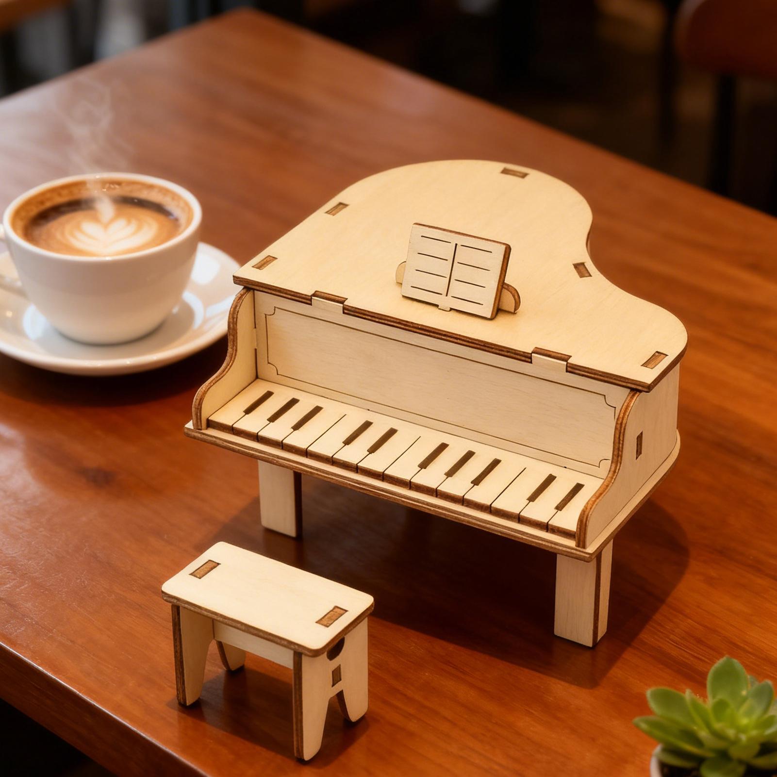 DIY Music Box Kit Wooden Instr - Musical Instrument Old ulasan dan harga